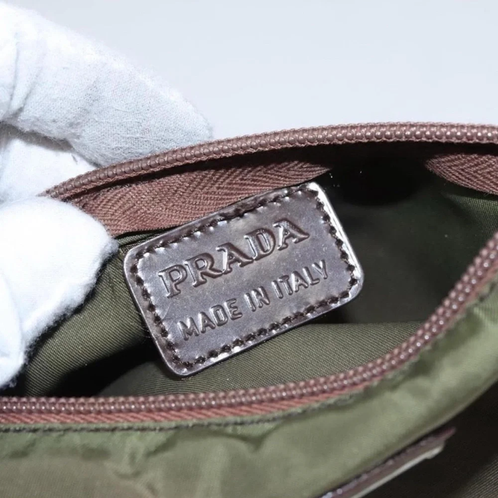 Prada Khaki Green Toiletry Bag- Large AUTHENTIC - Picture 3 of 10